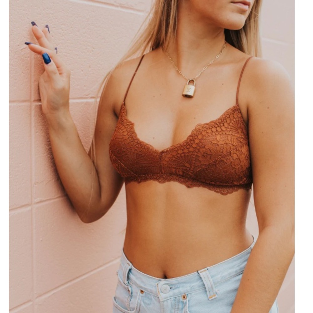 Free People Intimately Maya Multiway Lace Bralette NWT
